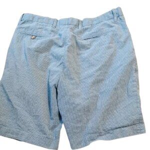 Bobby Jones Light Blue Men's Textured Flat Front Shorts